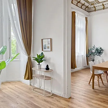 Denkmal-apartment Zentral In Mit Hohen Decken * 克雷费尔德